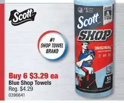 PartSource Scott Blue Shop Towels offer