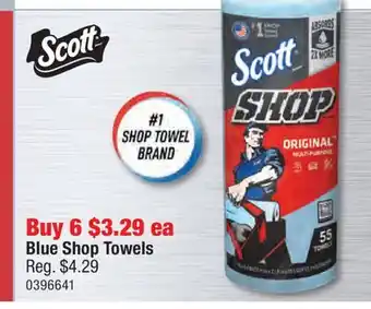 PartSource Scott Blue Shop Towels offer