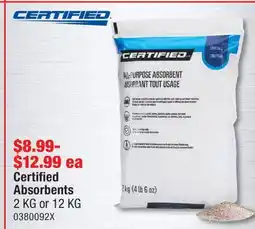 PartSource Certified Absorbents offer