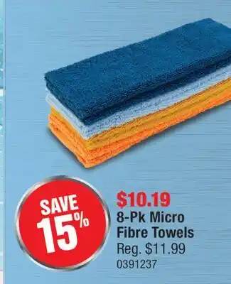 PartSource 8-Pk Micro Fibre Towels offer
