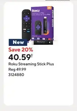 Staples Roku Streaming Stick Plus offer