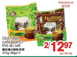 T&T Supermarket OLD TOWN CAFÉ BLANC/ THÉ AU LAIT, 375g-38gx15 offer