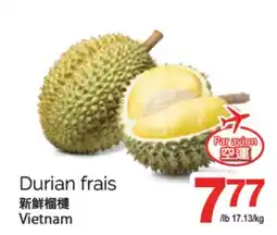 T&T Supermarket DURIAN FRAIS offer