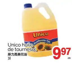 T&T Supermarket UNICO HUILE DE TOURNESOL, 3L offer