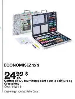 Michaels Coffret de 100 fournitures d'art pour la peinture de Creatology offer