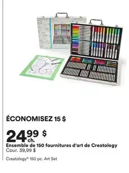 Michaels Ensemble de 150 fournitures d'art de Creatology offer