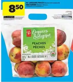 Real Canadian Superstore PC Organics Biologique Peaches offer