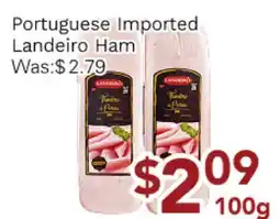 Ample Food Market Portuguese Imported Landeiro Ham offer