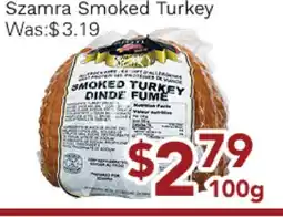 Ample Food Market Szamra Smoked Turkey offer