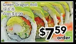 Ample Food Market Green Dragon Roll offer