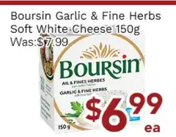 Ample Food Market Boursin Garlic & Fine Herbs Soft White Cheese offer
