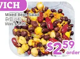 Ample Food Market Mixed Bean Salad offer