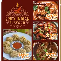 Ample Food Market Chicken Momos, Butter Chicken, Chili Chicken, Goat Curry offer