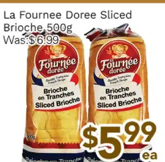 Ample Food Market La Fournee Doree Sliced Brioche offer