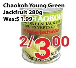 Nations Fresh Foods Chaokoh young green jackfruit offer