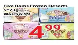 Nations Fresh Foods Five Rams Frozen Deserts offer