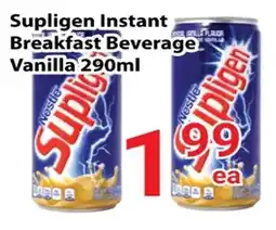 Nations Fresh Foods Supligen instant breakfast beverage vanilla offer