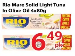 Nations Fresh Foods Rio mare solid light tuna in olive oil offer