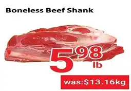 Nations Fresh Foods Boneless beef shank offer