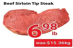Nations Fresh Foods Beef sirloin tip steak offer