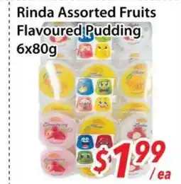 Bestco Food Mart Rinda Assorted Fruits Flavoured Pudding offer