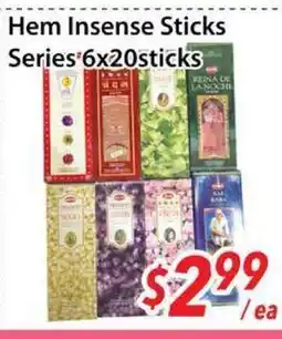 Bestco Food Mart Hem Insense Sticks Series offer
