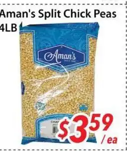 Bestco Food Mart Aman's Split Chick Peas offer