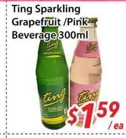 Bestco Food Mart Ting Sparkling Grapefruit/Pink Beverage offer