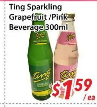 Bestco Food Mart Ting Sparkling Grapefruit/Pink Beverage offer
