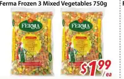 Bestco Food Mart Ferma Frozen 3 Mixed Vegetables offer