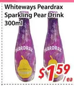Bestco Food Mart Whiteways Peardrax Sparkling Pear Drink offer