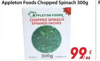 Bestco Food Mart Appleton Foods Chopped Spinach offer