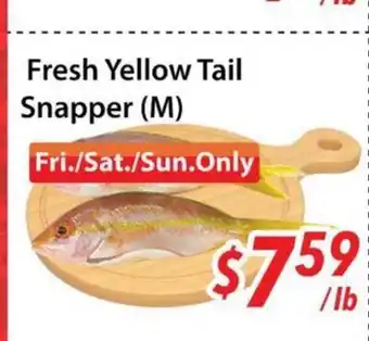 Bestco Food Mart Fresh Yellow Tail Snapper (M) offer