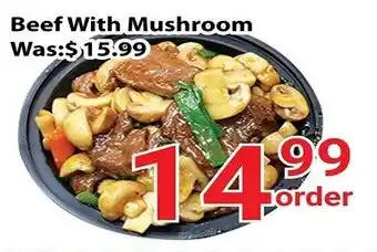 Nations Fresh Foods Beef with mushroom offer