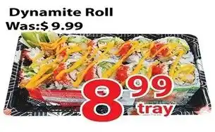 Nations Fresh Foods Dynamite roll offer