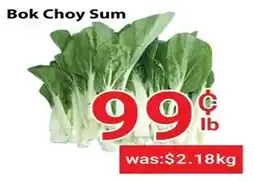 Nations Fresh Foods Bok choy sum offer