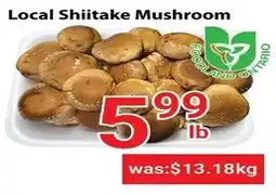 Nations Fresh Foods Local Shiitake Mushroom offer