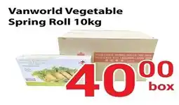 Nations Fresh Foods Vanworld vegetable spring roll offer
