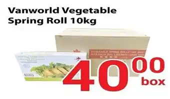 Nations Fresh Foods Vanworld vegetable spring roll offer
