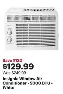 Best Buy Insignia Window Air Conditioner - 5000 BTU - White offer