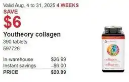 Costco Youtheory collagen offer