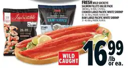 Metro Fresh wild sockeye salmon fillets value pack offer