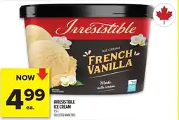 Metro Irresistible ice cream offer