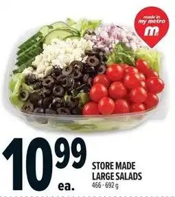 Metro Store made large salads offer