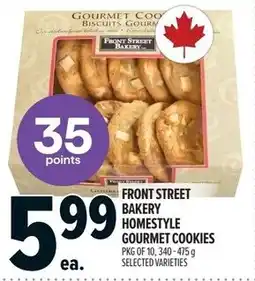 Metro Front street bakery homestyle gourmet cookies offer