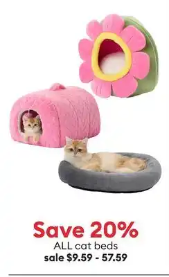 Petsmart ALL cat beds offer
