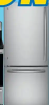 Surplus Furniture Moffat White 19 CU. FT. Refrigerator w/ Drawer offer