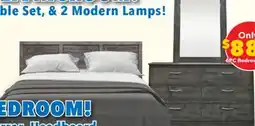 Surplus Furniture Dresser Mirror Headboard Queen Mattress Set & Bed Frame offer