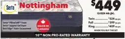 Surplus Furniture Nottingham Prime Tight Top Firm Queen Set W/ 2 Split Boxes offer