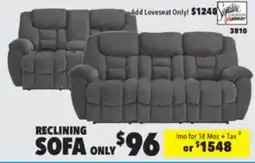 Surplus Furniture Foreside Charcoal Motion Sofa offer